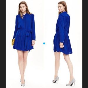 NWT Banana Republic Crepe Shirt Dress